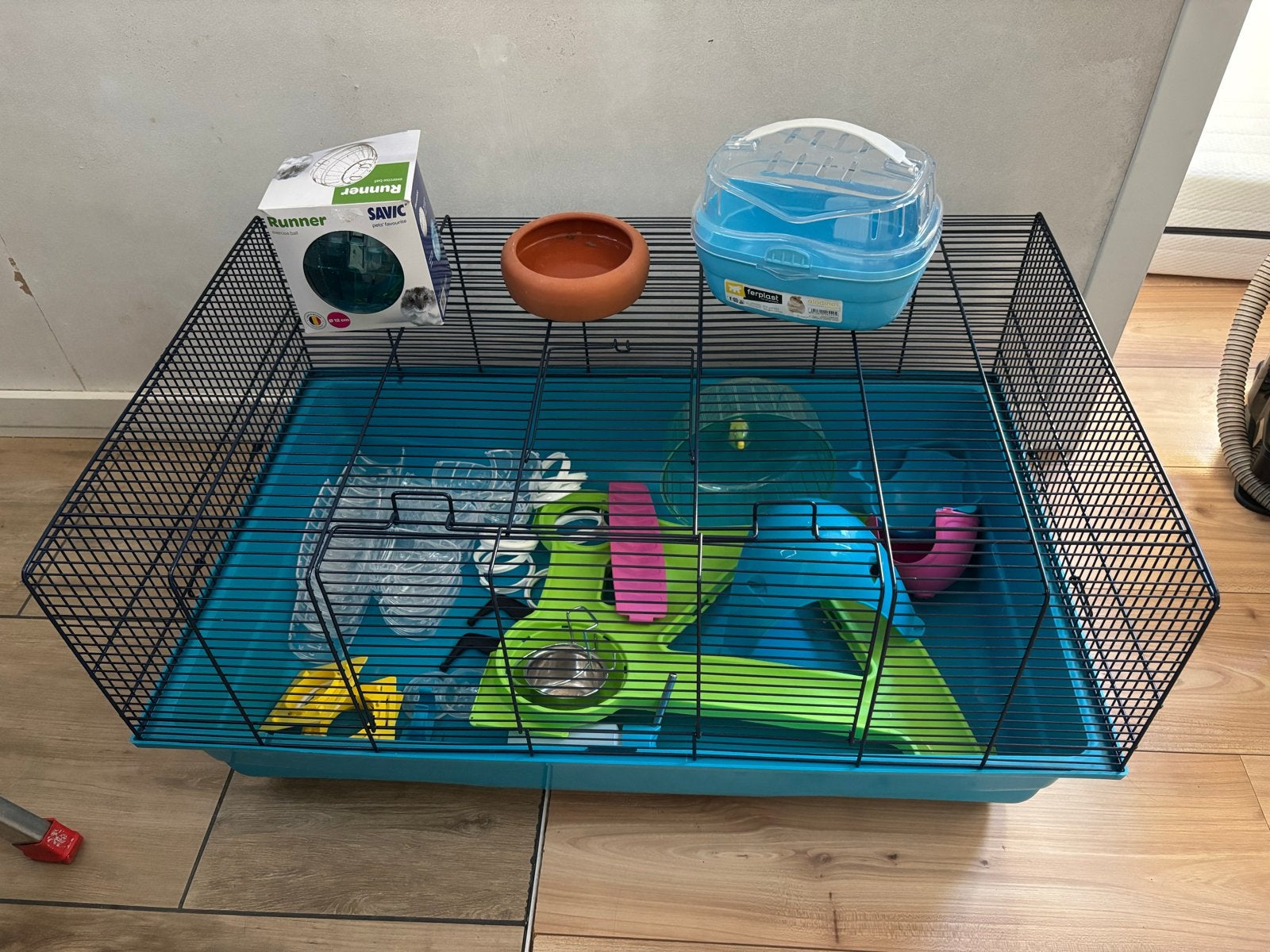 Savic Hamsterkooi inclusief vele extra’s, Ophalen, Zo goed als nieuw, Overige typen