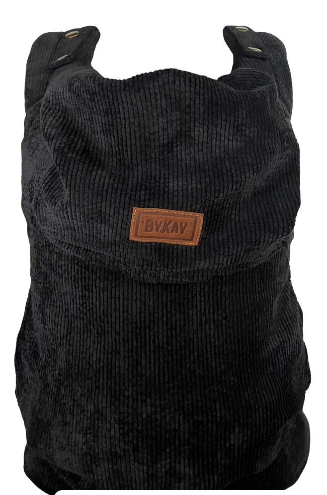 ByKay draagzak Click Carrier Classic Rib Smoky Black, Nieuw, Buik, Rug of Zij, Draagzak, Ophalen