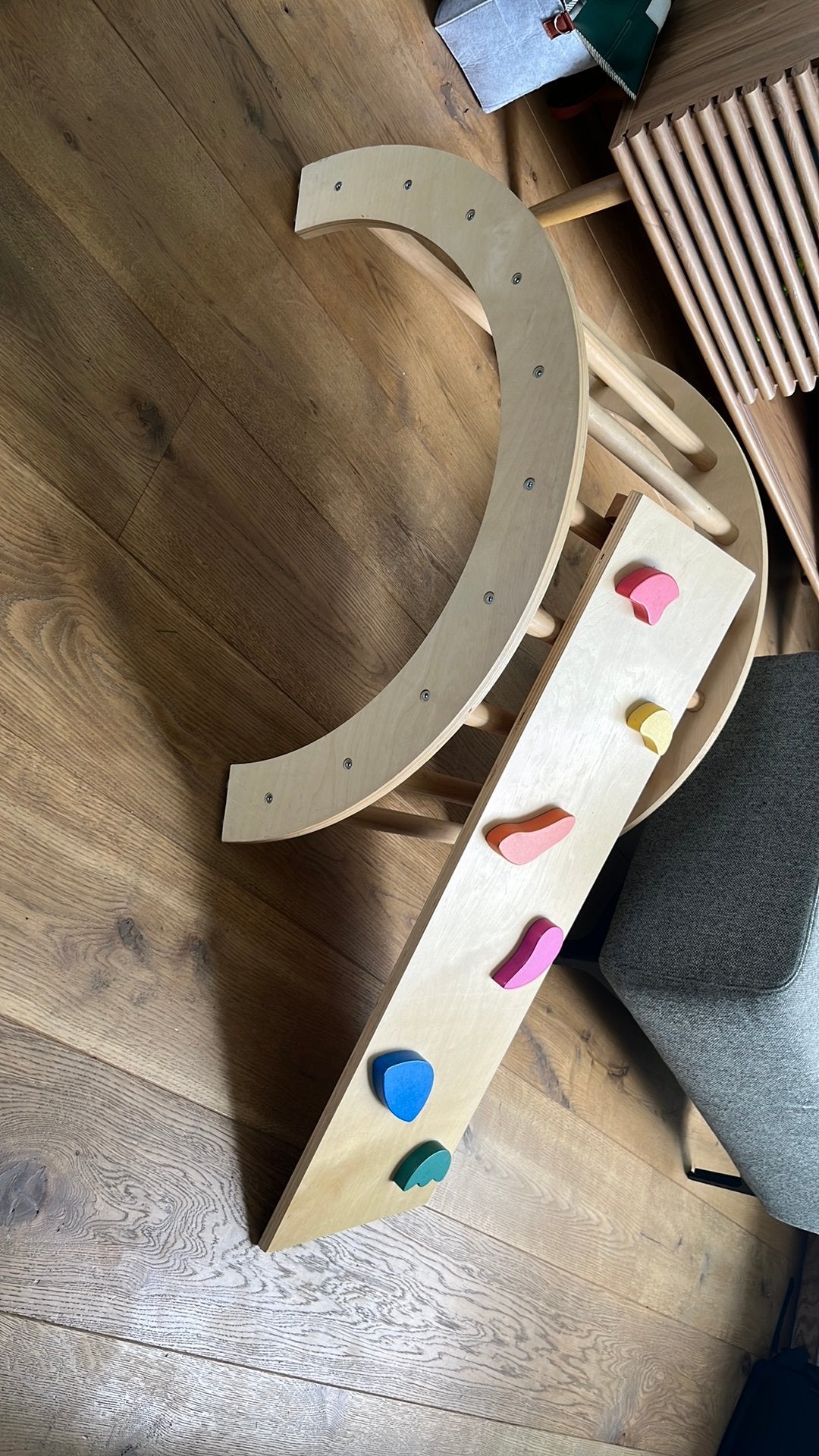 Houten klimboog met klimplank, Kinderen en Baby's, Ophalen, Gebruikt