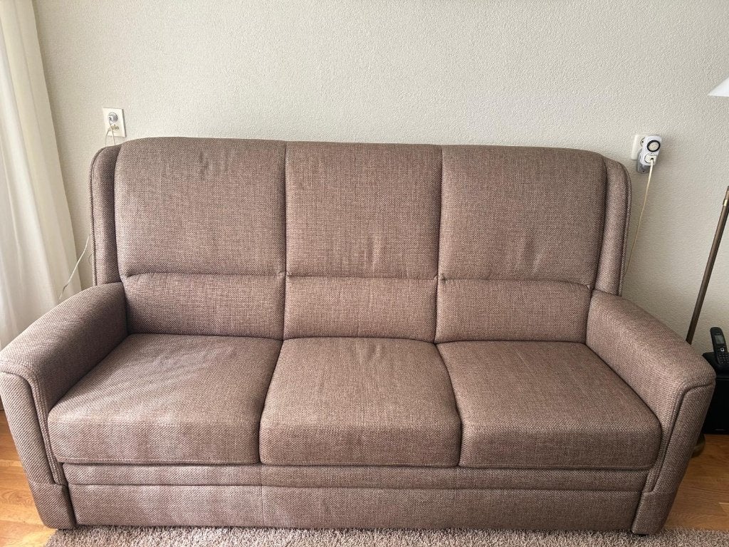 BANKSTEL 3 ZITTER EN 1 FAUTEUIL, Ophalen, Gebruikt