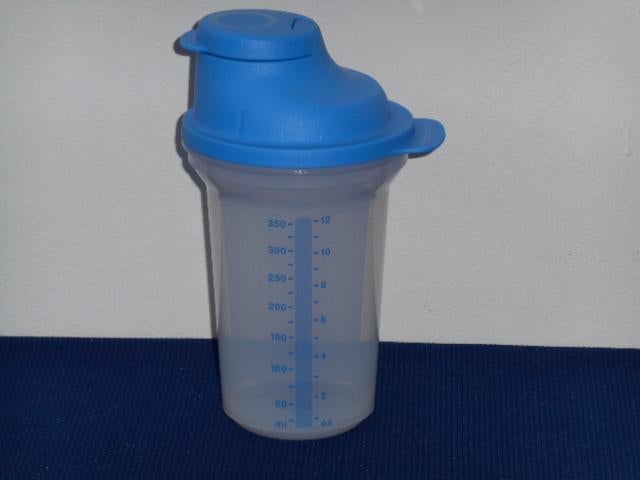 Shaker 350 ml Blauw Tupperware, nieuw, Huis en Inrichting, Keuken | Tupperware, Ophalen of Verzenden, Nieuw, Blauw