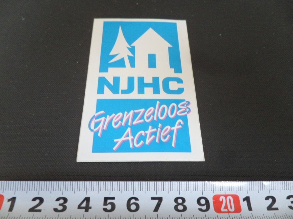 sticker NJHC grenzeloos actief, Verzamelen, Ophalen of Verzenden, Zo goed als nieuw