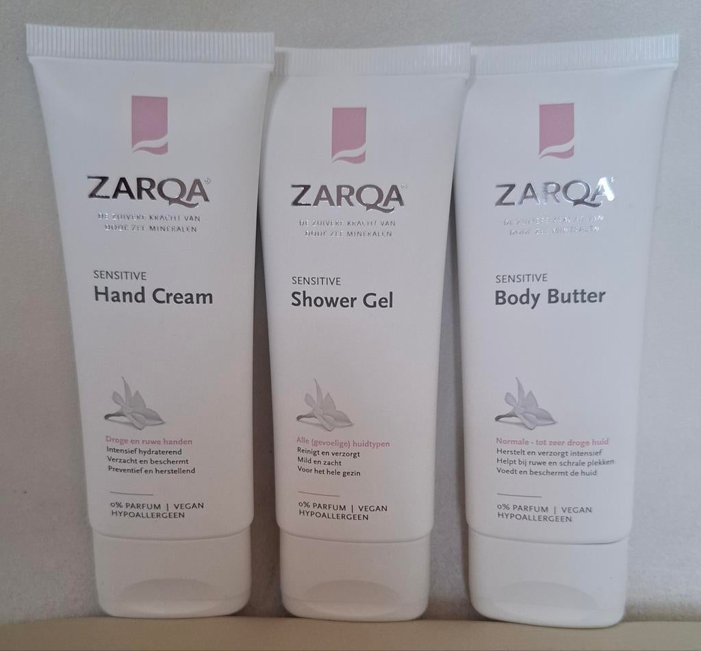 ZARQA Sensitive Huidverzorgingsset, Ophalen of Verzenden, Nieuw, Bad & Douche