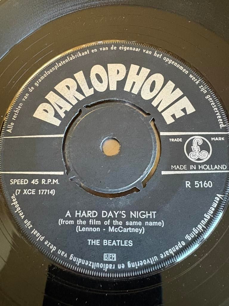 The Beatles - A hard day’s night/Things we’ve said today, Gebruikt, 7 inch, Ophalen of Verzenden, Pop