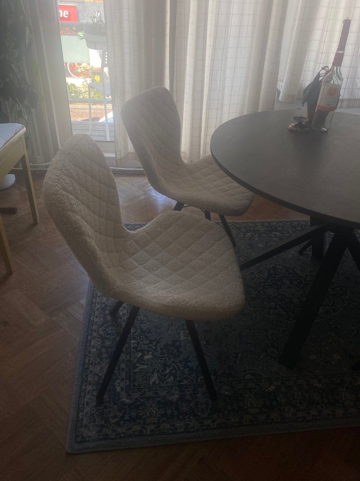 4 teddy eetkamerstoelen, Huis en Inrichting, Ophalen, Zo goed als nieuw