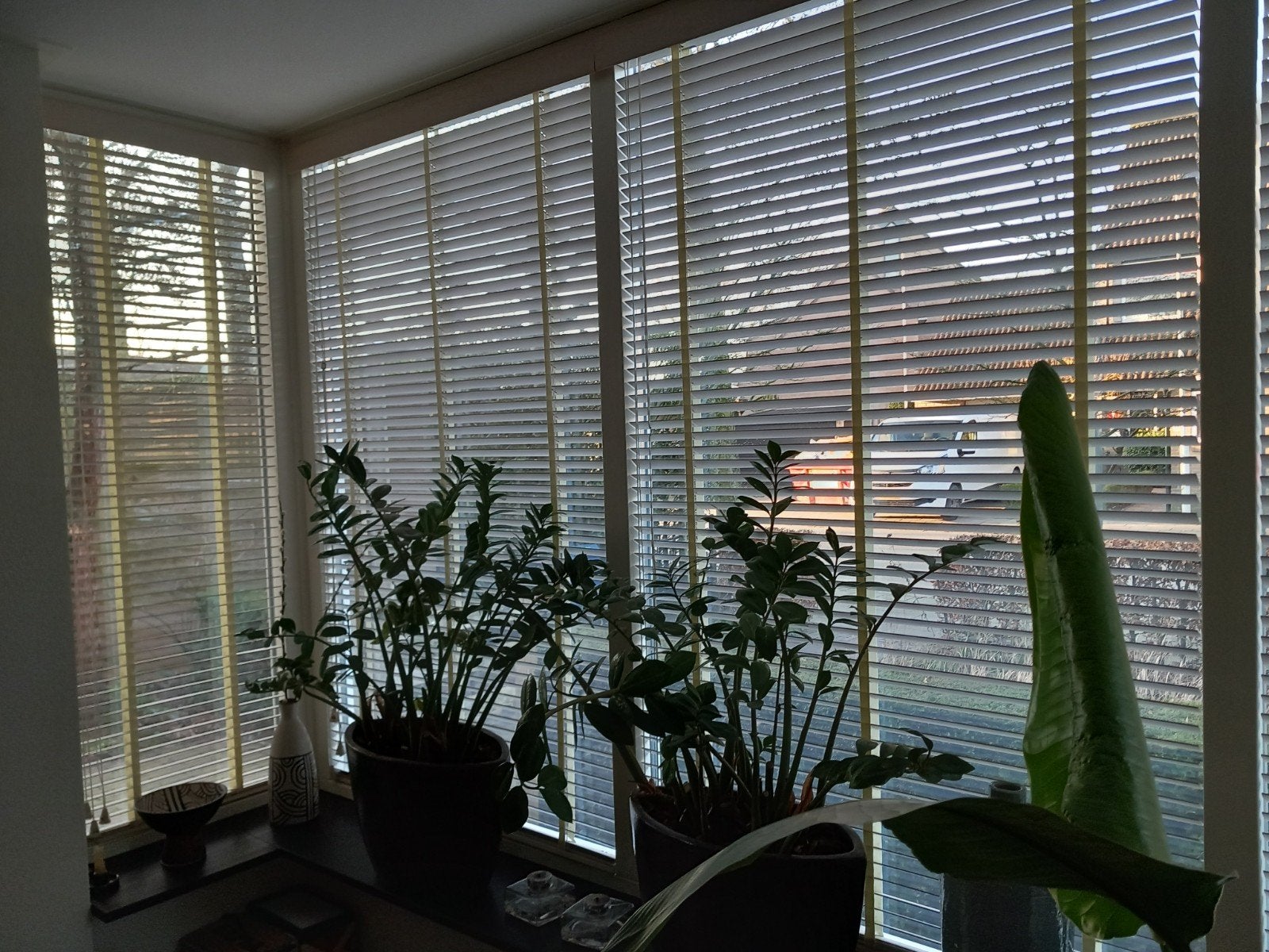 Houten Jaloezieën, Huis en Inrichting, Ophalen, Jaloezie, Hout, Crème