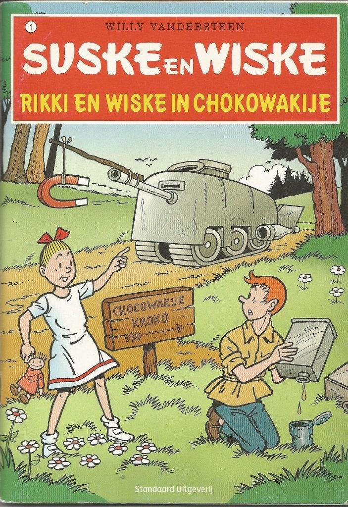 Rikki en Wiske in Chokowakije - klein formaat, Eén stripboek, Ophalen, Gelezen