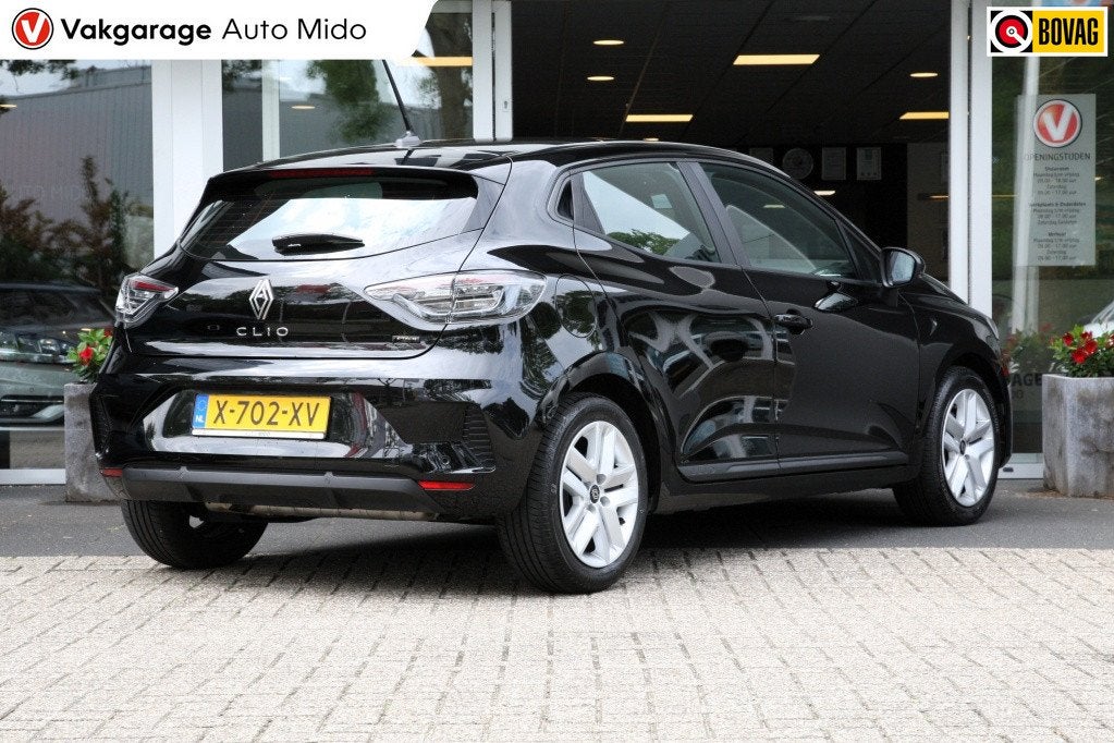 Renault Clio 1.6 E-Tech Hybrid Automaat Evolution | 1e eigen, Auto's, Gebruikt, 4 cilinders, Zwart, Verwarmde buitenspiegels