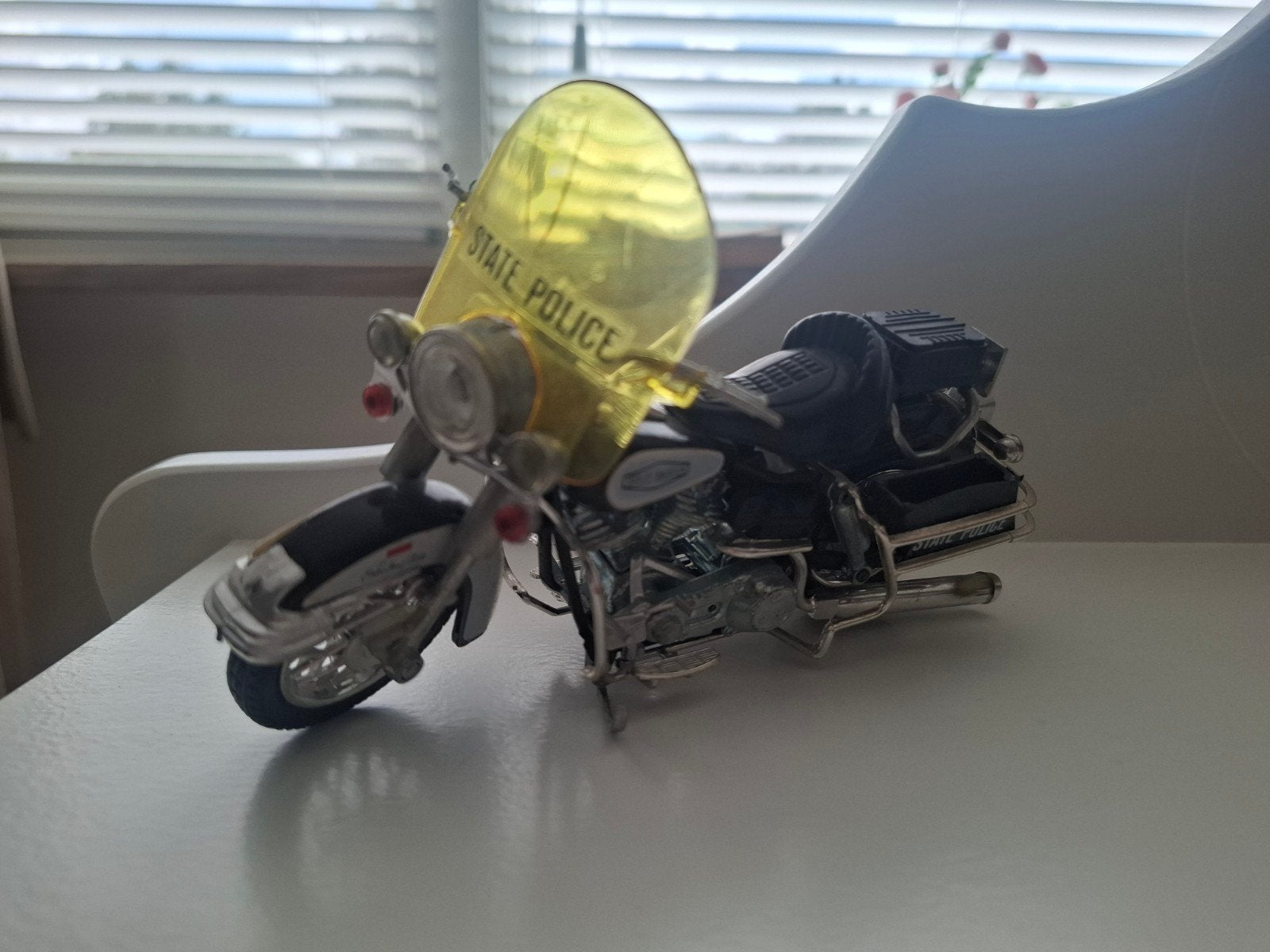 Miniatuur Politie Motorfiets - 'State Police' Model, Ophalen of Verzenden