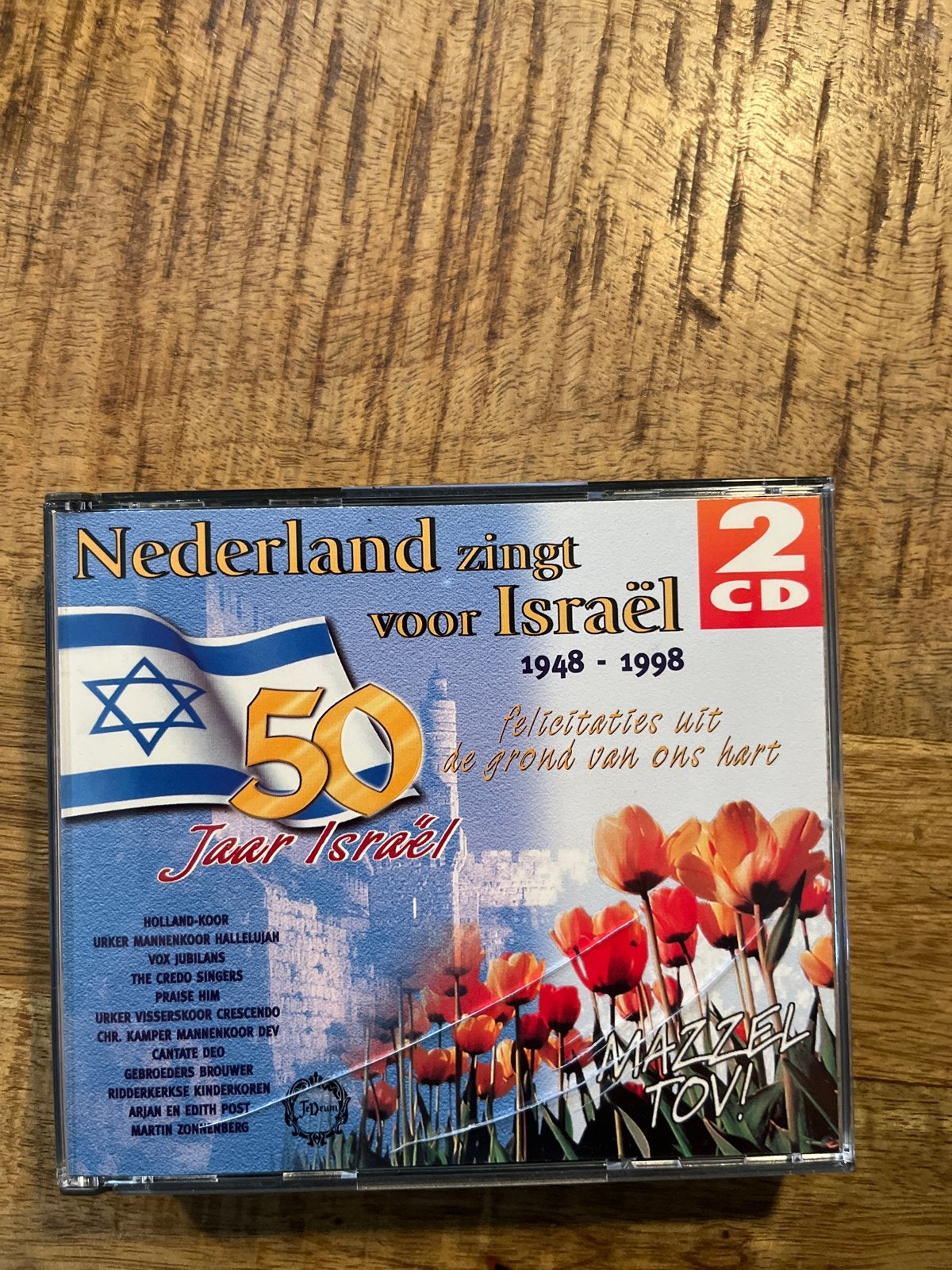 Nederland zingt voor Israël 50 Jaar Israël 2CD, Ophalen of Verzenden, Gebruikt, Gospel, Boxset