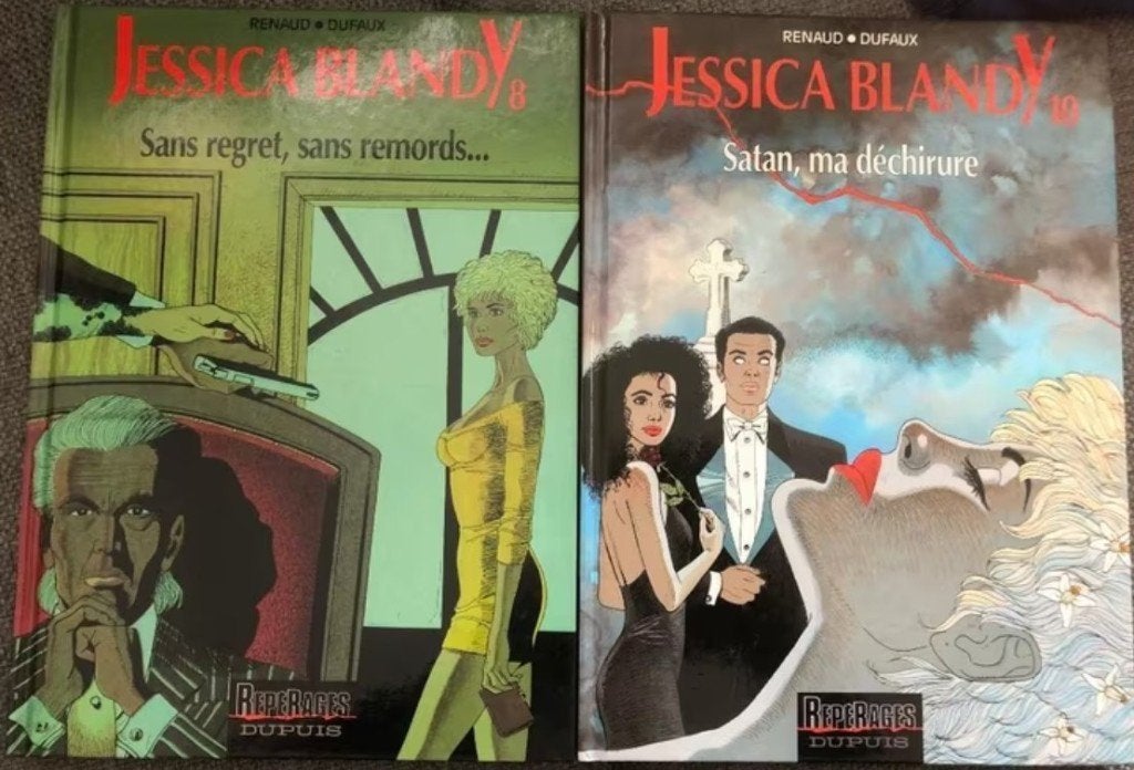 sans regret satan Franstalige Jessica Blandy hardcover k3, Boeken, Eén stripboek, Ophalen of Verzenden, Zo goed als nieuw