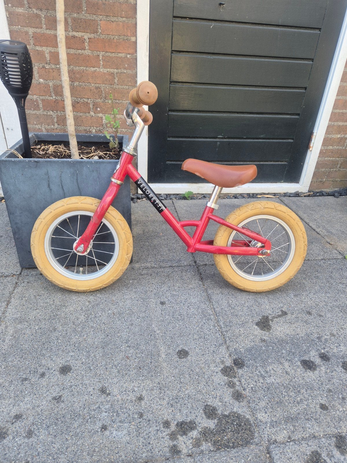 Veloretti loopfiets rood, Ophalen of Verzenden, Gebruikt, Loopfiets