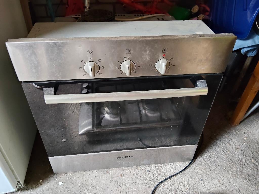Inbouw Bosch fornuis en oven., Ophalen, Gebruikt, 4 kookzones, Inbouw