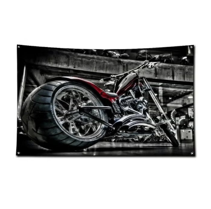 Grote vlaggen Vintage motoren (150x90cm), Ophalen of Verzenden, Nieuw