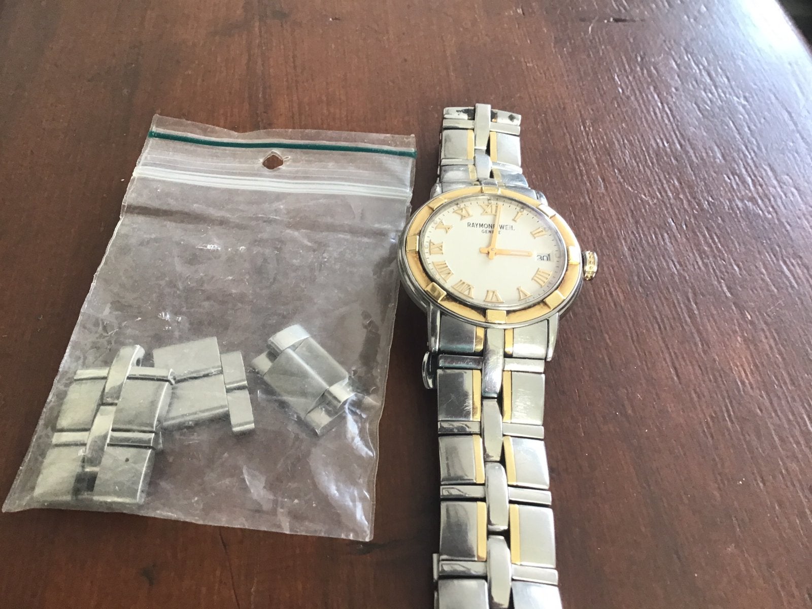 Raymond weil heren horloge nog perfect, Ophalen of Verzenden, Zo goed als nieuw, Staal, Overige merken