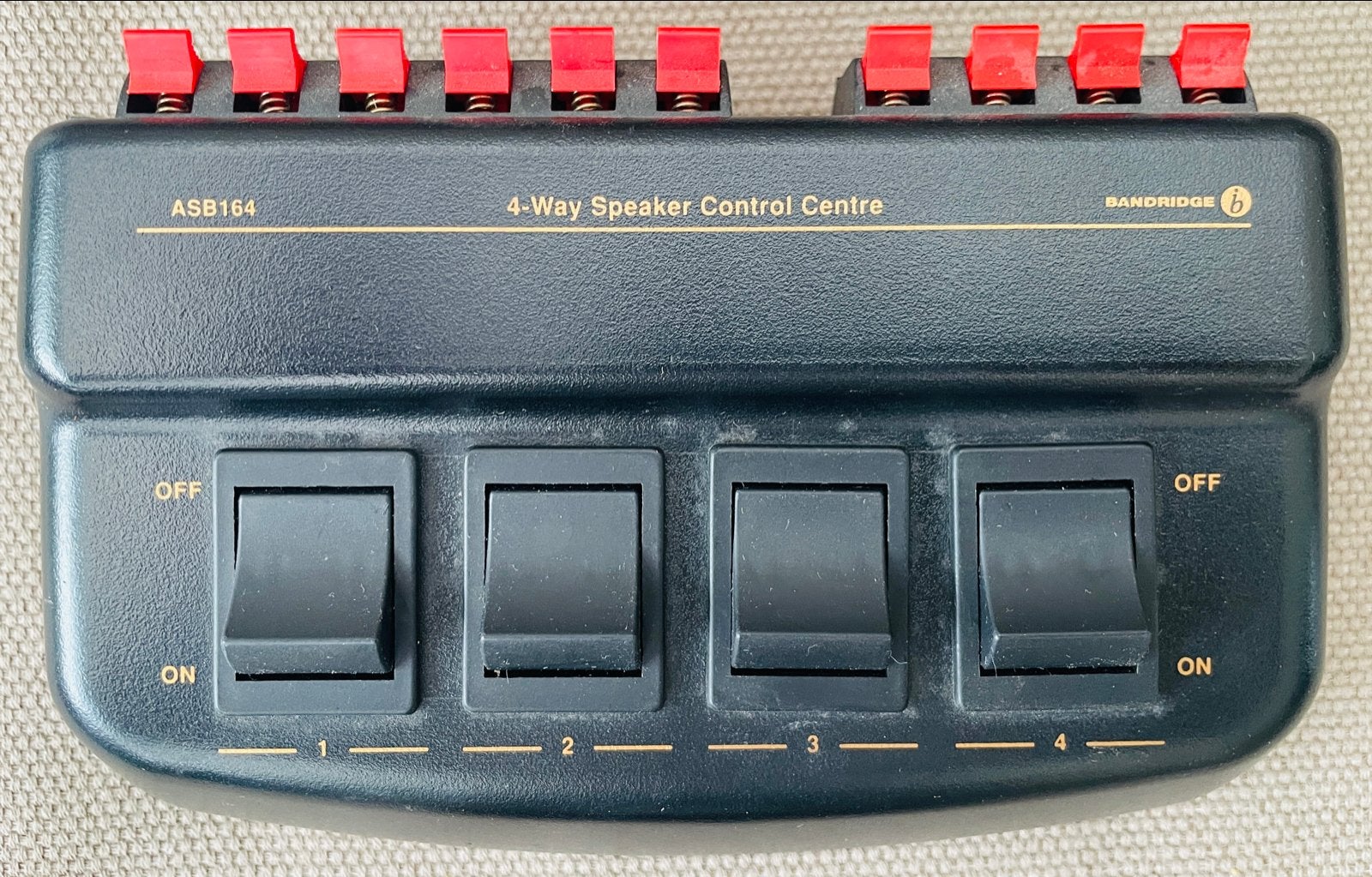 Speaker Selector Schakelaar 4-weg Stereo Luidspreker, Overige merken, Gebruikt, Overige typen, Ophalen of Verzenden