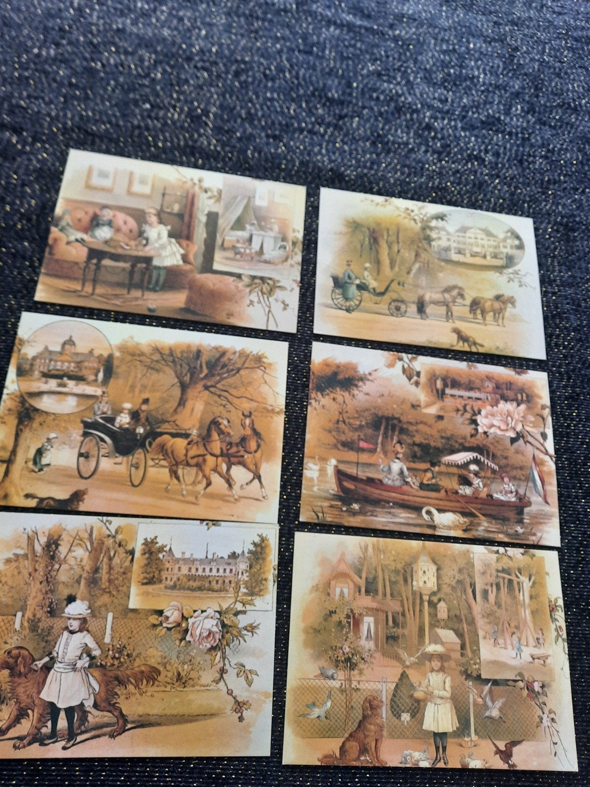 6 Ansichtkaarten Jeugd Koningin Wilhelmina - Nieuwstaat, Verzamelen, Ophalen of Verzenden, Voor 1920, Ongelopen