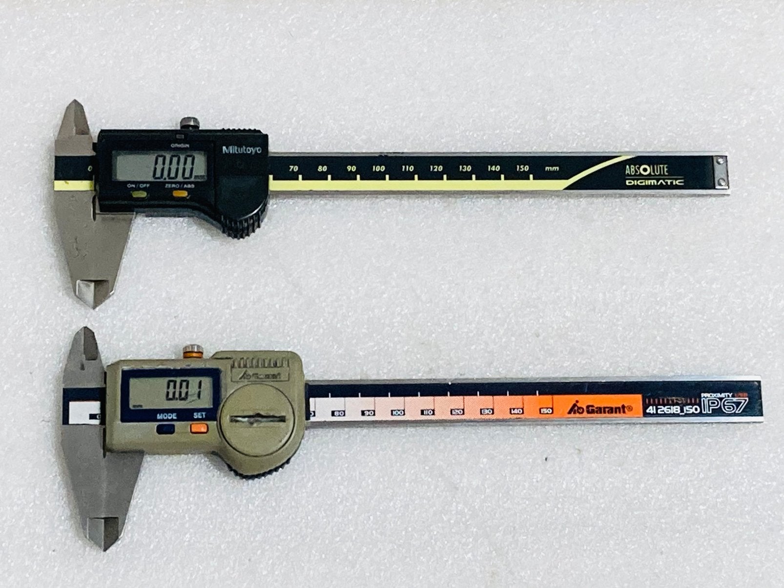 Digitale schuifmaten Mitutoyo Garant 0-150x0.01 mm, Ophalen of Verzenden, Gebruikt