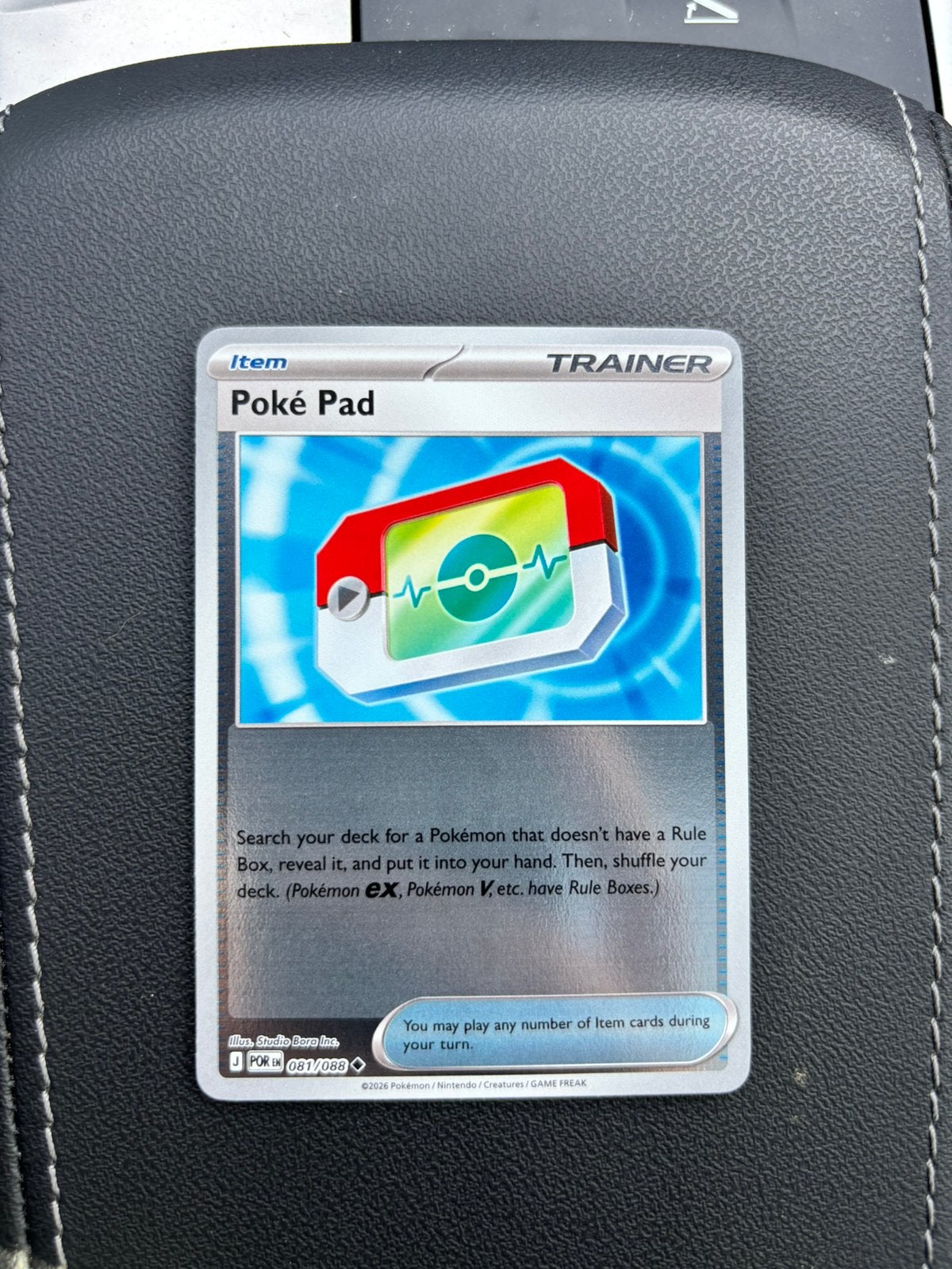 Pokémon TCG Poké Pad 081/088 Reverse Holo Perfect Order, Ophalen of Verzenden, Zo goed als nieuw, Losse kaart, Foil