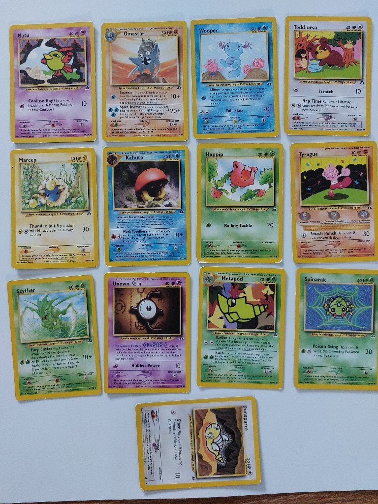 Pokémon Kaarten - Neo Discovery, Ophalen of Verzenden, Zo goed als nieuw, Meerdere kaarten