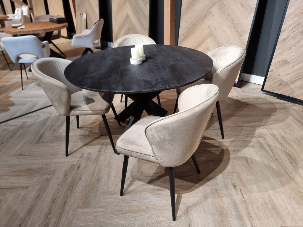 Foto 3 van Direct ophalen | stoelen| eetkamerstoel | eettafel set  €495