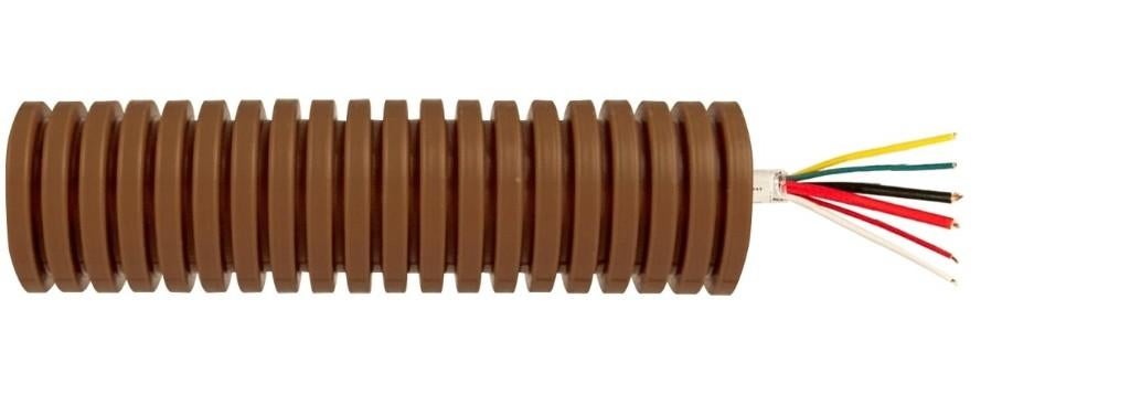 Flexpijp 5/8 + 4x0.22 alarmkabel 16mm (100 meter), Verzenden, Nieuw