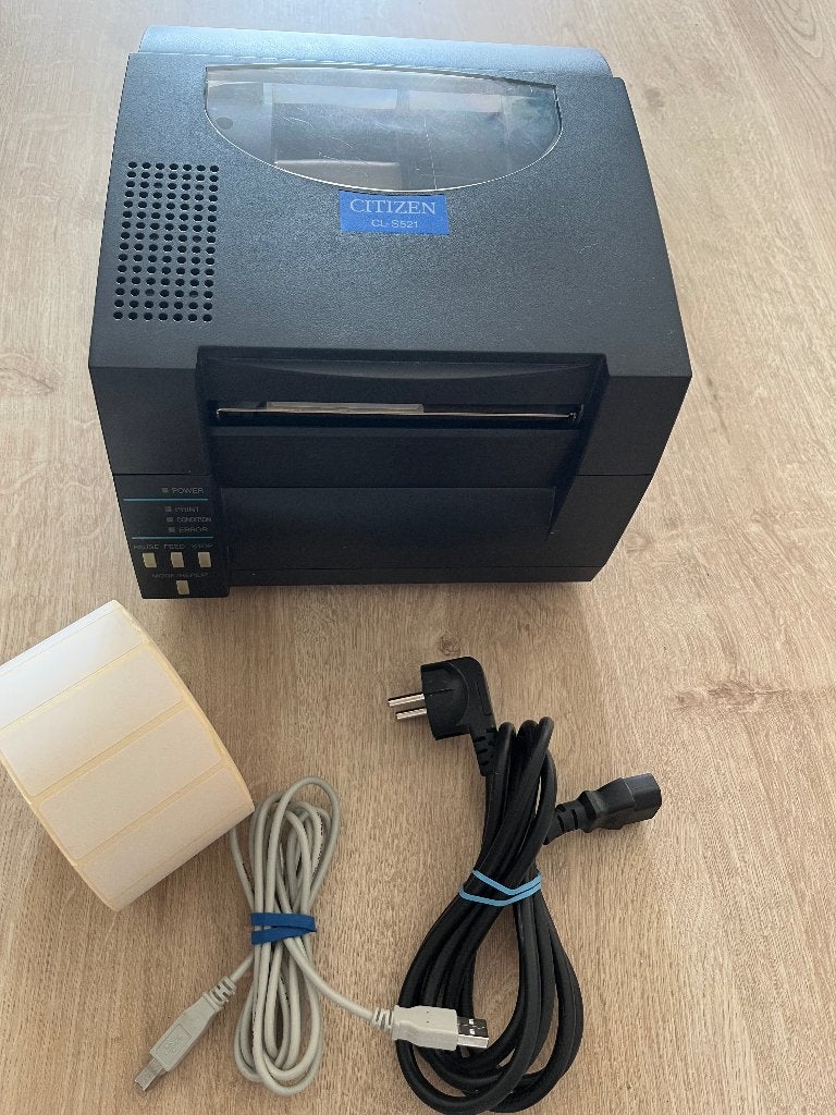 Citizen CL-S521 Thermische Labelprinter, Computers en Software, Ophalen, Gebruikt, Etiket, Citizen