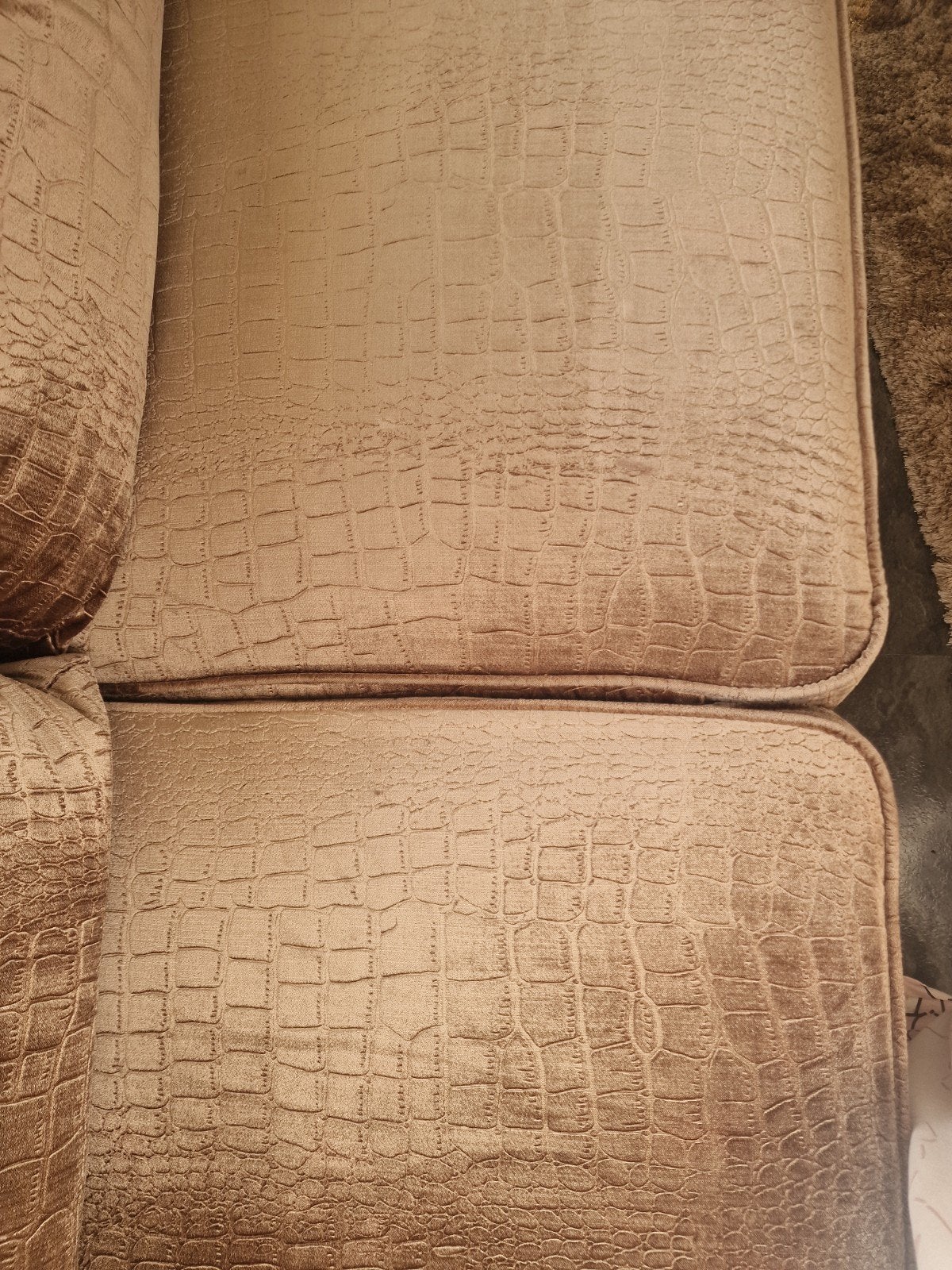 Croco bankstel, Huis en Inrichting, Ophalen of Verzenden, 75 tot 100 cm