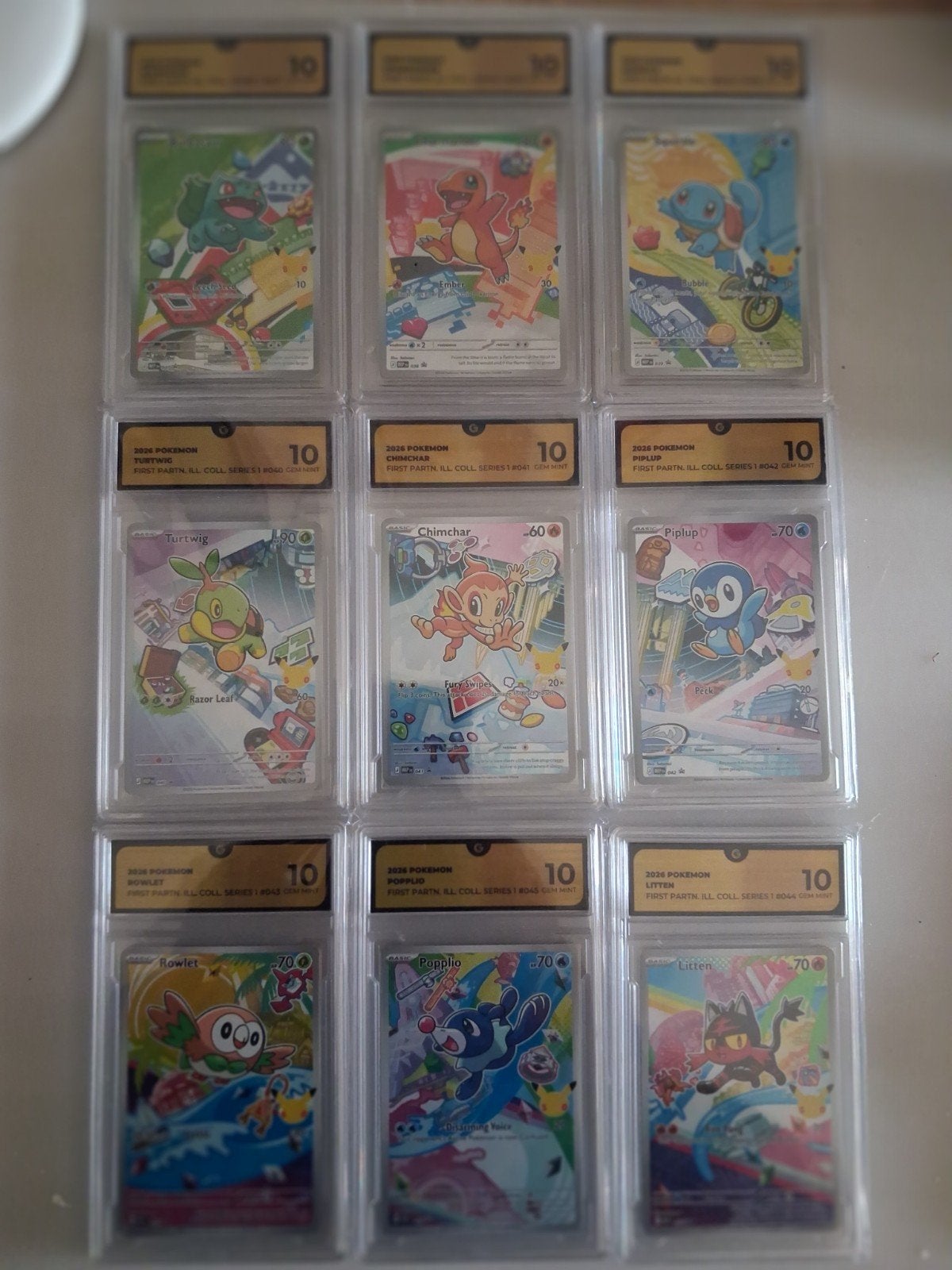 First Partn.ILL Coll Serie 1 Pokémon kaarten,, Ophalen of Verzenden, Nieuw, Meerdere kaarten
