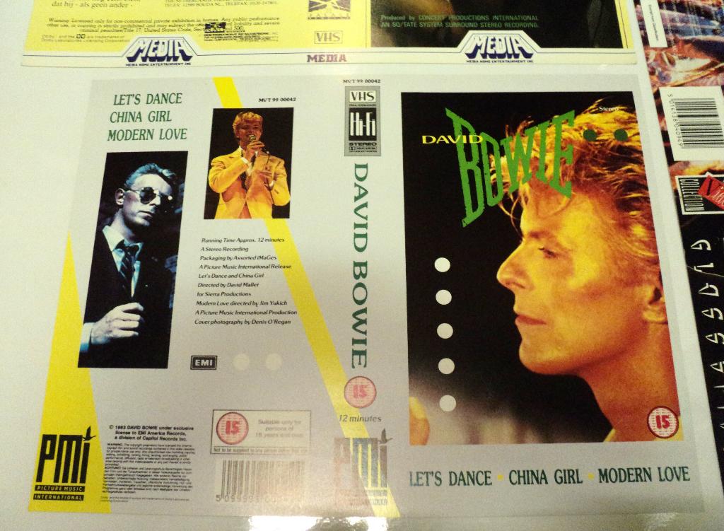 David Bowie PROMO Video Insert sheets - nooit gebruikt !, Verzenden, Nieuw, Poster, Artwork of Schilderij