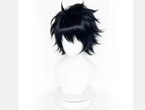 Death Note anime cosplay pruik L van synthetisch haar, Ophalen of Verzenden, Nieuw