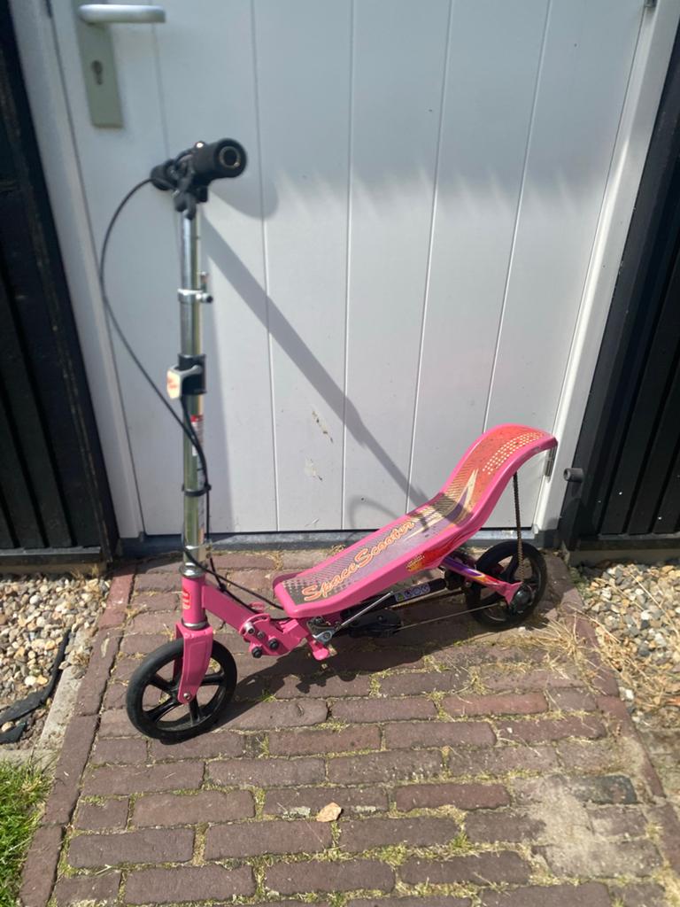 Space scooter, Ophalen, Gebruikt