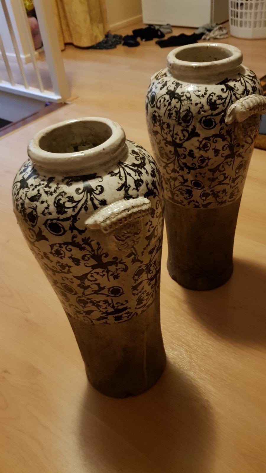 Set van 2 decoratieve vazen, 50 cm hoog, Huis en Inrichting, Ophalen, Zo goed als nieuw