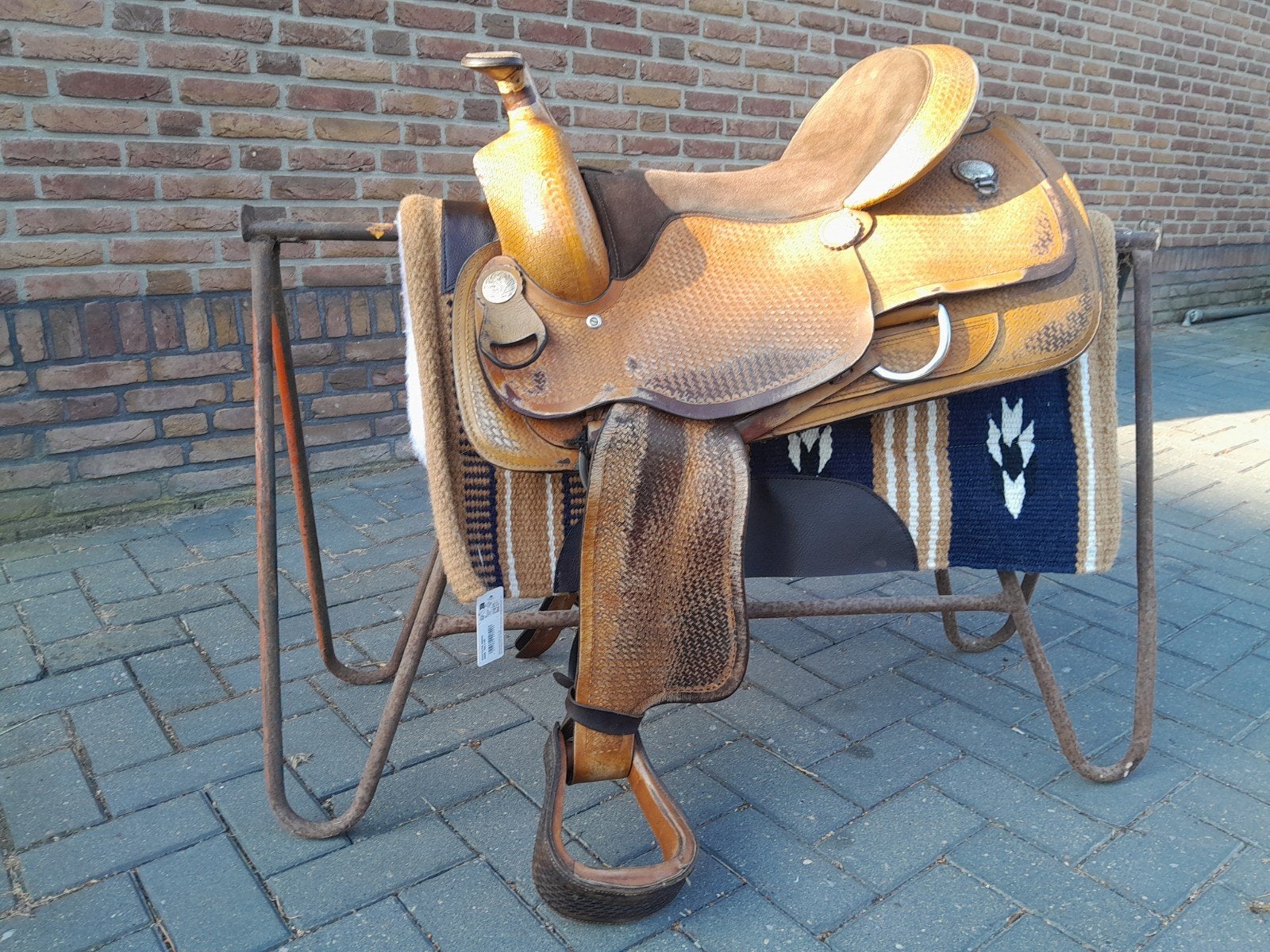 Western zadel, Ophalen, Gebruikt