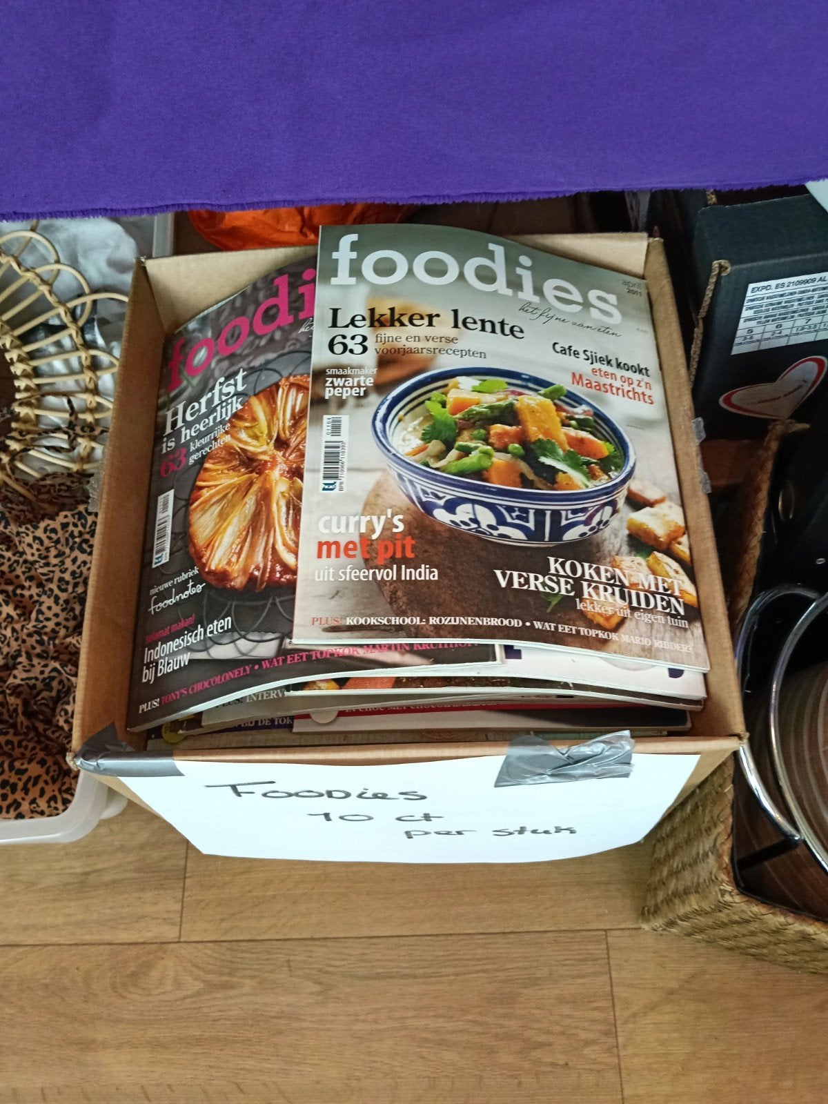 Foodies Kooktijdschriften  60stuks, Ophalen, Gelezen