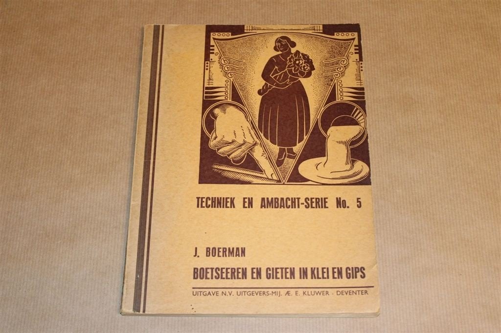 Boetseren en Gieten — Vintage Handboek [1944], Ophalen of Verzenden, Gelezen, Overige onderwerpen
