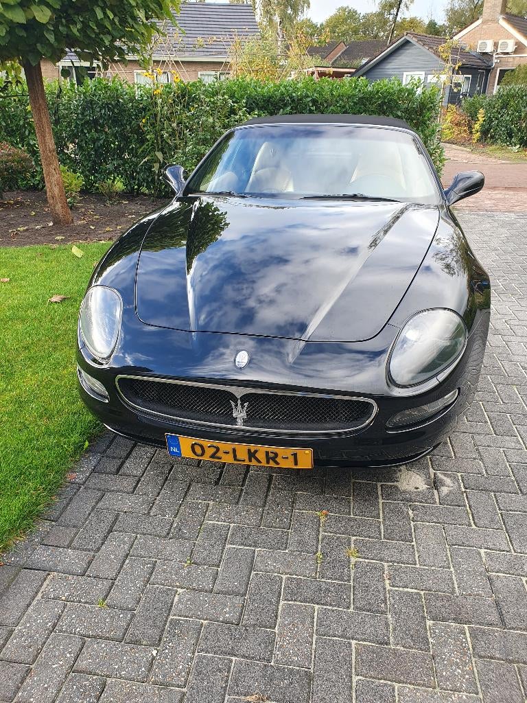 Maserati Spyder 4.2 GT 2004/sport uitlaat/volledige historie, Auto's, Automaat, 1675 kg, Parkeercamera, Zwart
