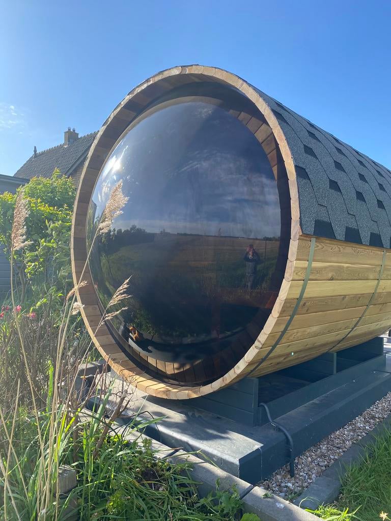 Sauna Barrel/tube montage, Ophalen of Verzenden, Nieuw, Complete sauna