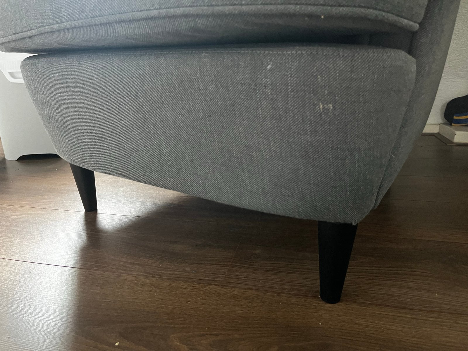 Ikea fauteuil Strandmon, Huis en Inrichting, Ophalen, Zo goed als nieuw, Rond, Stof