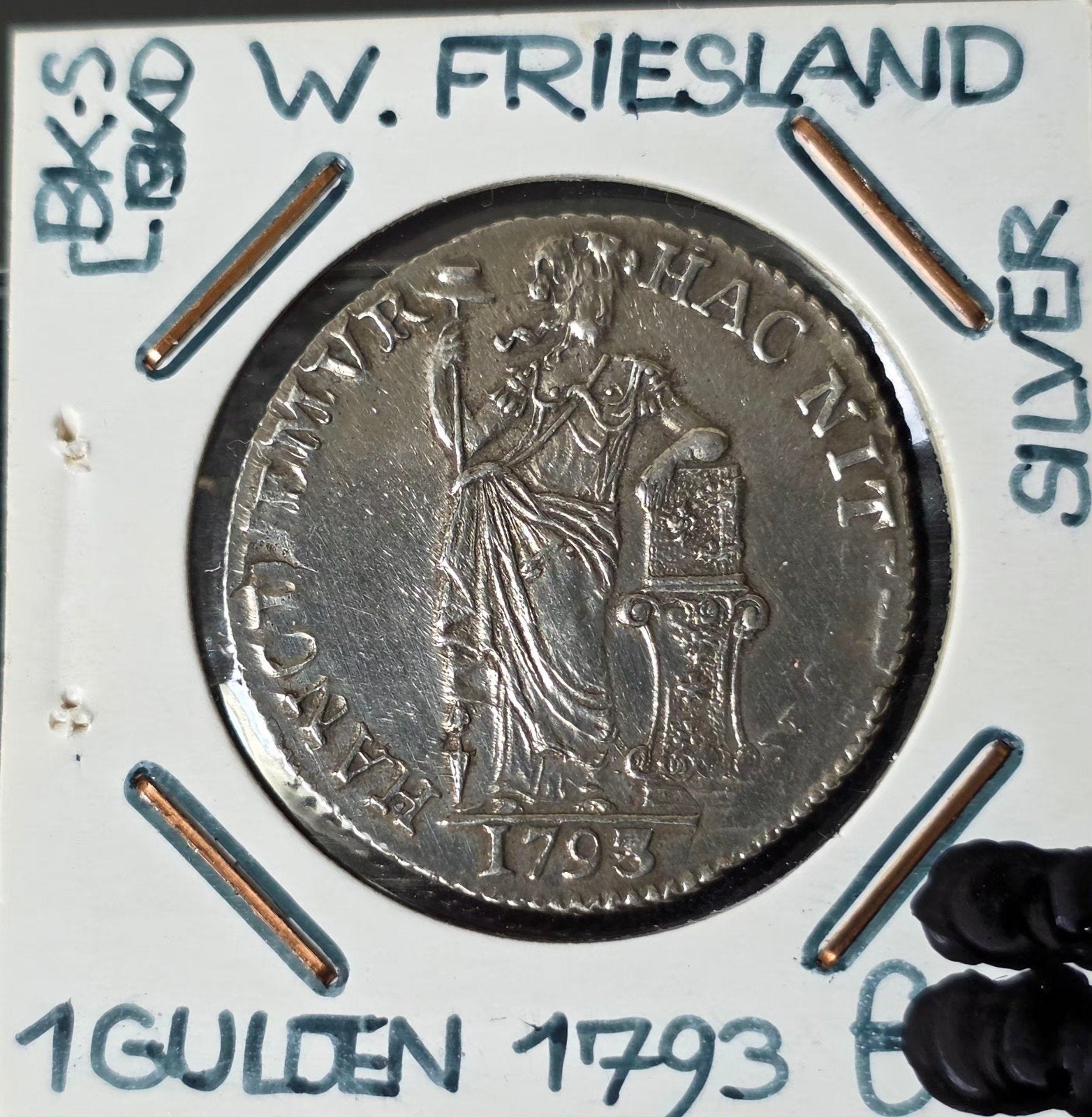 1 gulden 1793 West Friesland, 1 gulden, Vóór koninkrijk, Verzenden, Zilver