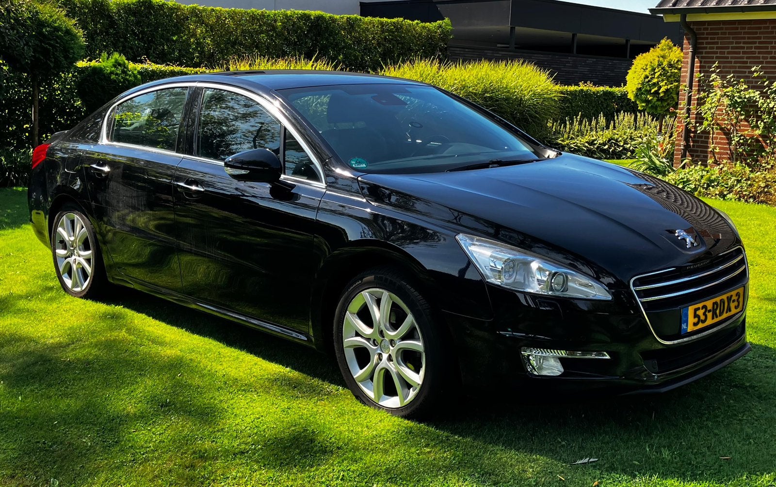 Peugeot 508 1.6 THP AUT 2011 Zwart, Zwart, 75 €/maand, Grijs, Particulier