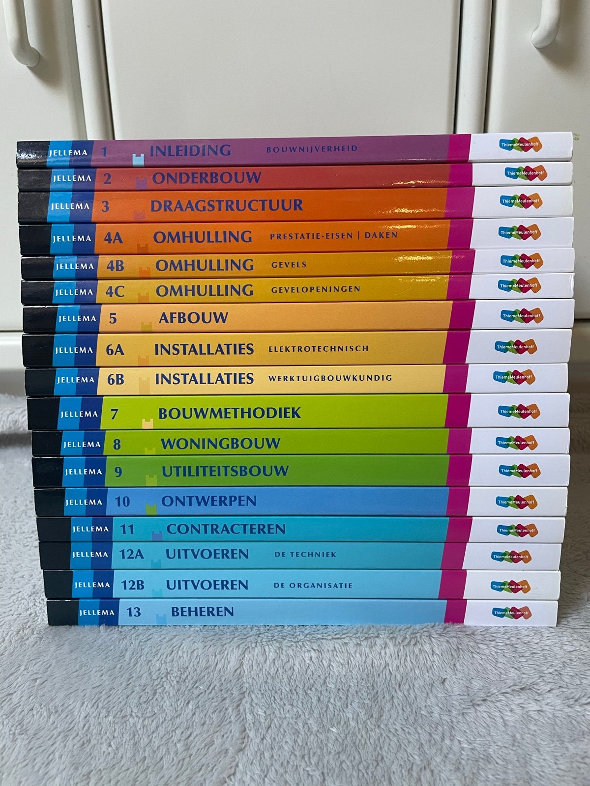 Jellema Bouwkunde Boekenreeks set (compleet), Boeken, Ophalen of Verzenden, Beta, Zo goed als nieuw, HBO