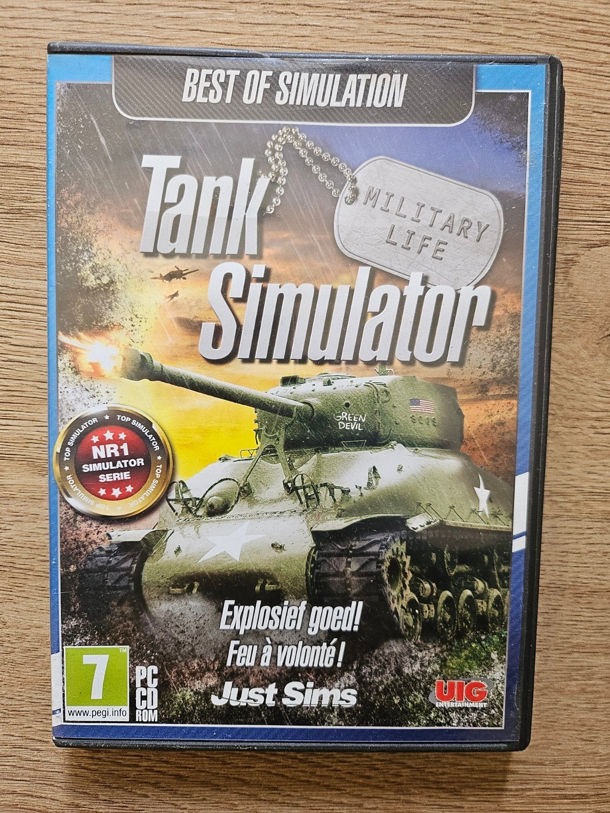 Tank Simulator PC CD-ROM - Military Life, Gebruikt, 1 speler, Ophalen of Verzenden, Vanaf 7 jaar