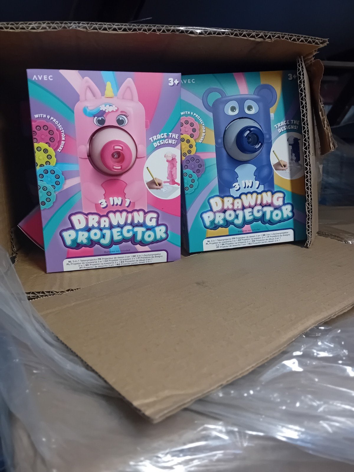 Pallet partij projectors, Ophalen