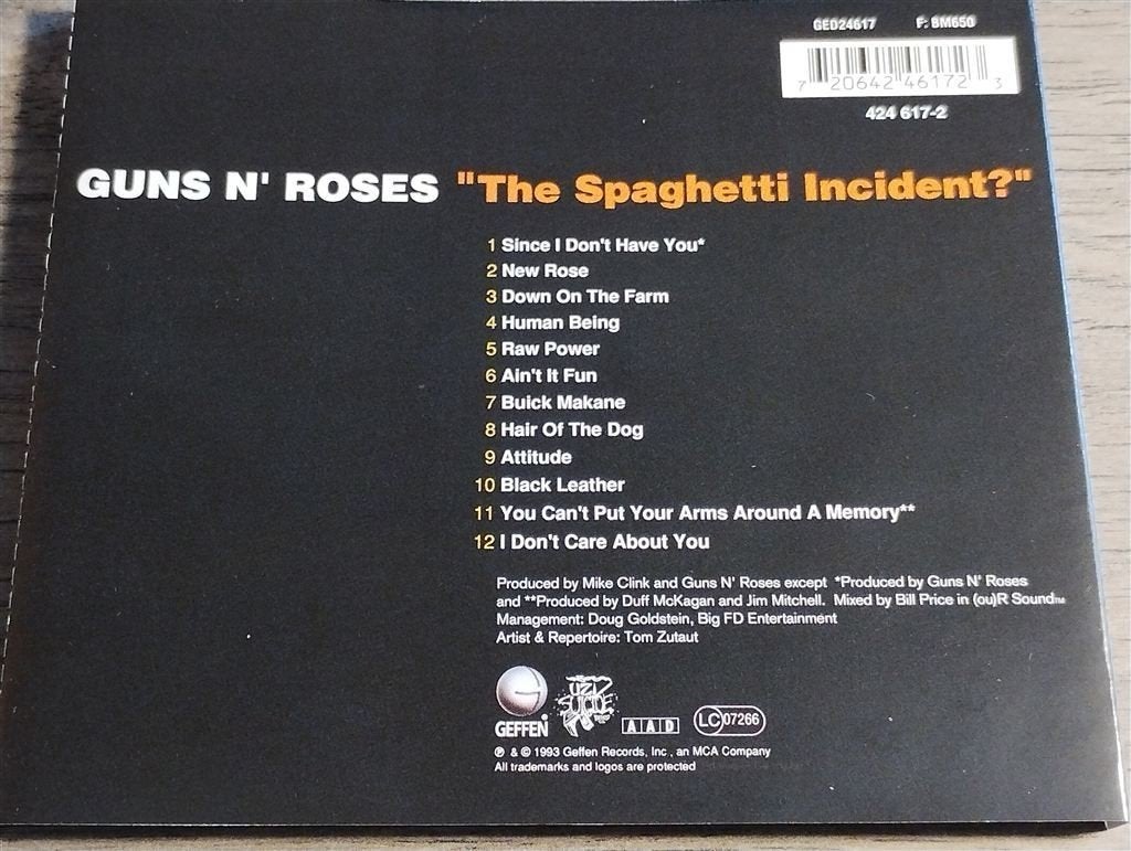 Guns n\' Roses - The Spaghetti Incident ?, Ophalen of Verzenden, Zo goed als nieuw, Poprock