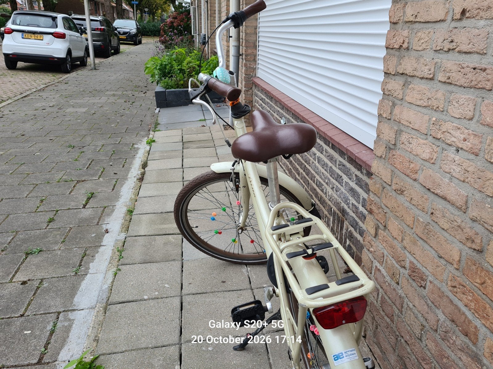 Batavus Diva Damesfiets - Crème met bruine accenten, Ophalen, Terugtraprem, Gebruikt, Versnellingen