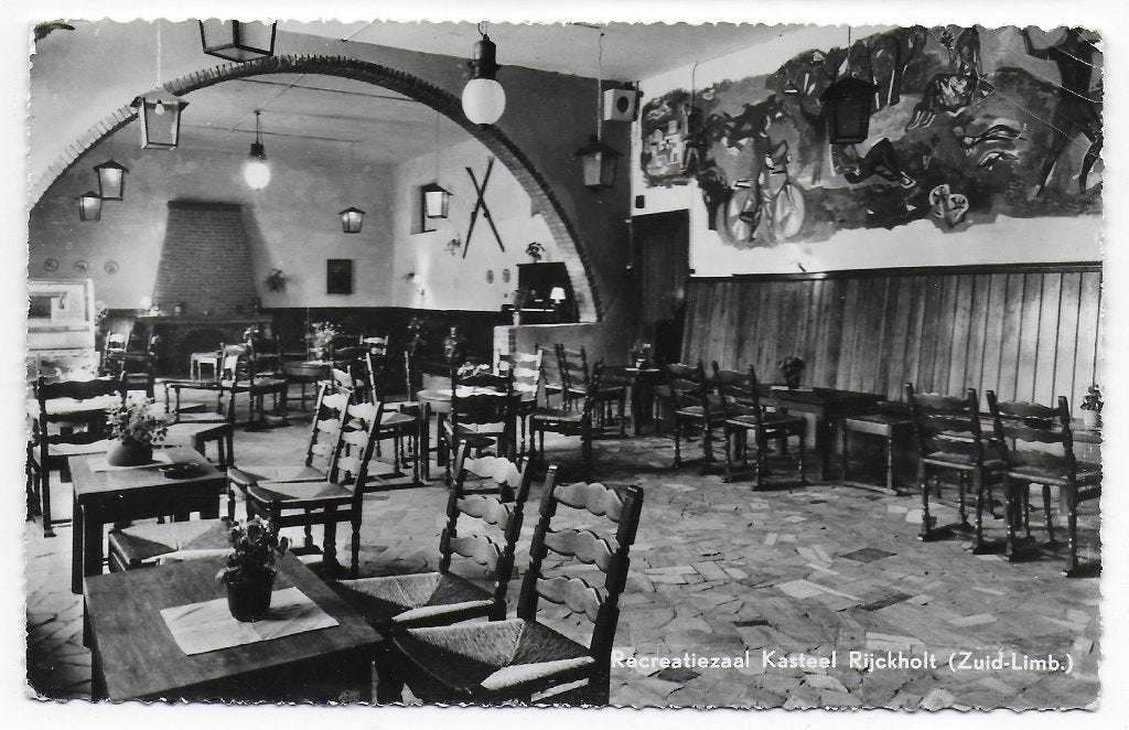 Rijckholt Recreatiezaal Oude Gelopen Ansichtkaart B5416, Ophalen of Verzenden, 1960 tot 1980, Gelopen