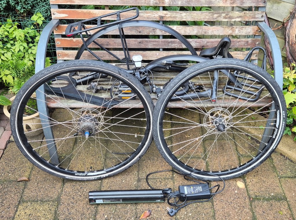 Zo goed als nieuwe onderdelen voor Amslod Dalton E-bike, Fietsen en Brommers, Elektrische fiets, Overige typen, Ophalen of Verzenden