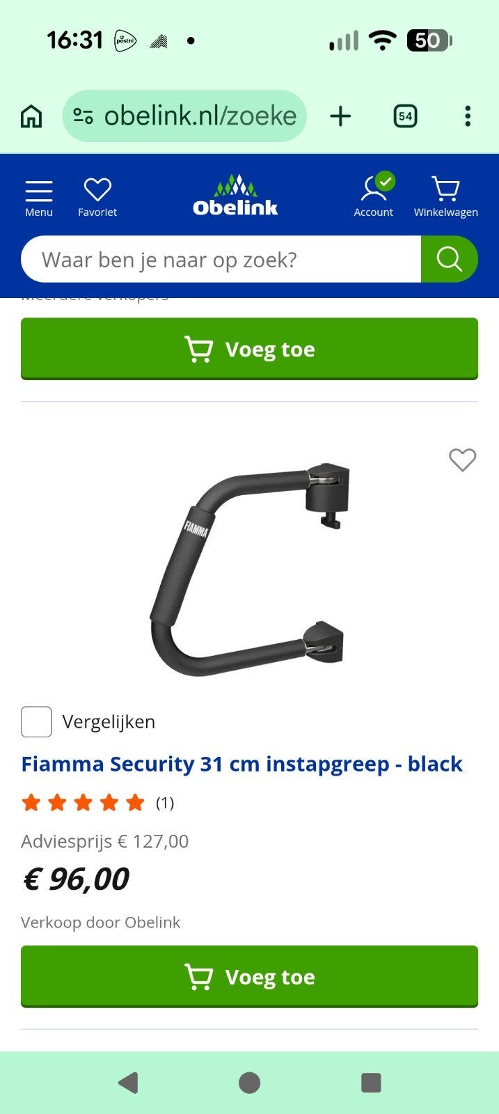 Fiamma security beugel, Ophalen of Verzenden, Nieuw