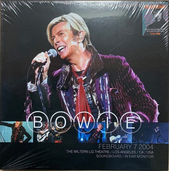 David Bowie - February 7 2004 Wiltern theatre LA 4lp color, Ophalen of Verzenden, Geseald, 12 inch, Nieuw in verpakking